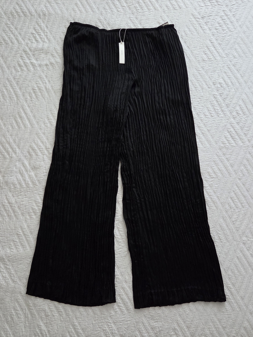 NWT Vince Black Wide Leg Pull-On Pants